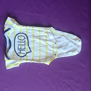 0-3 hello onsie